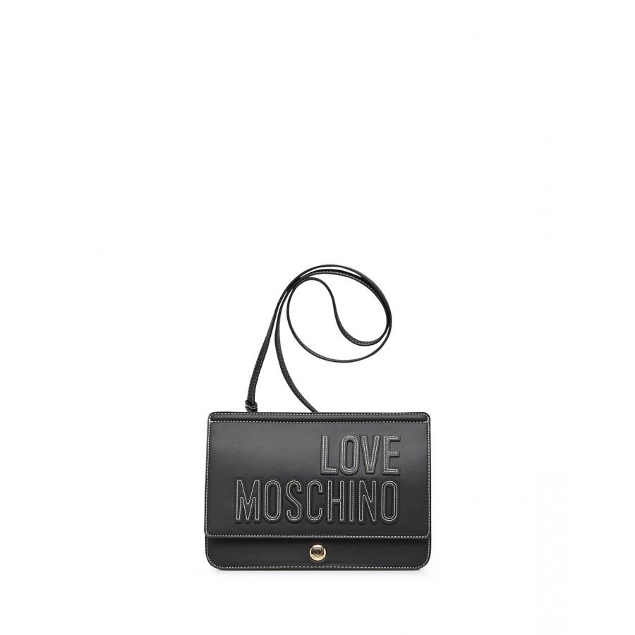 Women's Shoulder Bag LOVE MOSCHINO JC4179 Pu Synthetic Black