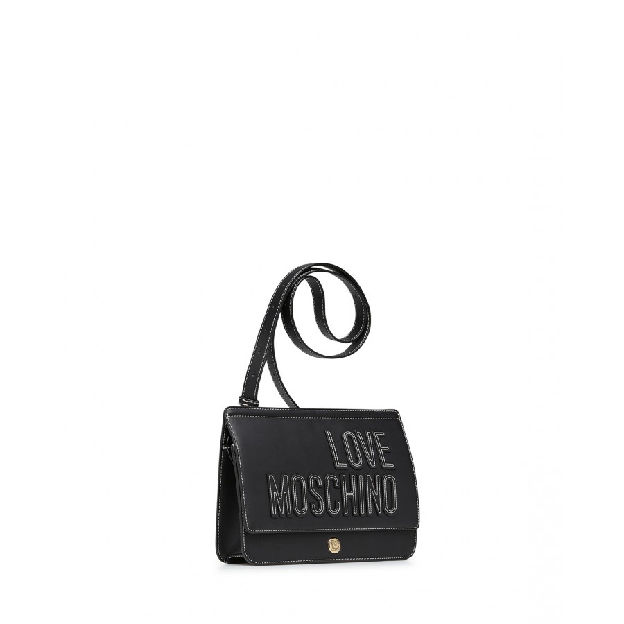 Women's Shoulder Bag LOVE MOSCHINO JC4179 Pu Synthetic Black