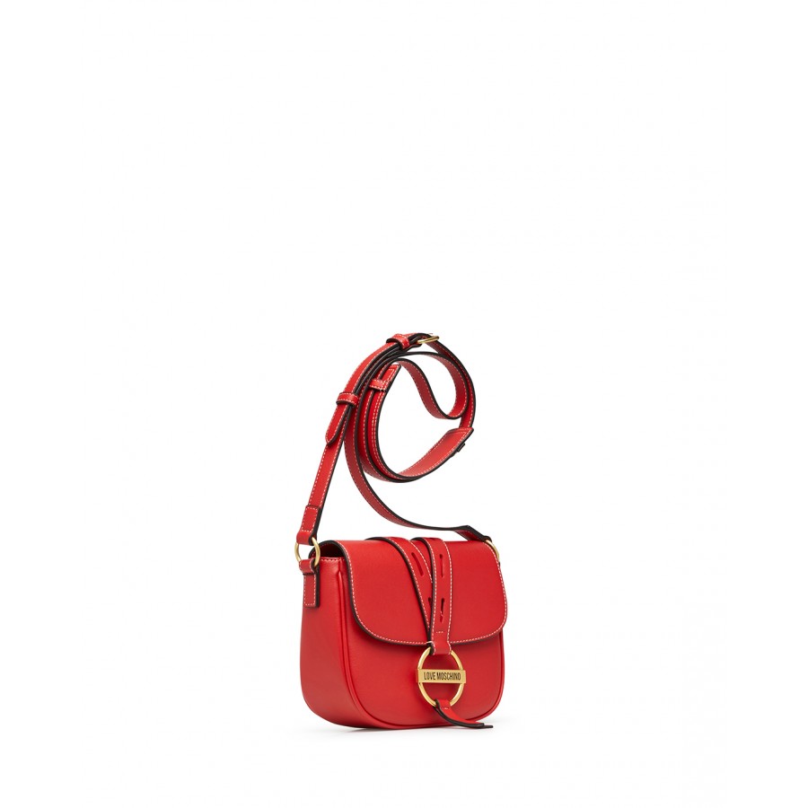 Women's Shoulder Bag LOVE MOSCHINO JC4208 Pu Red Synthetic Leather
