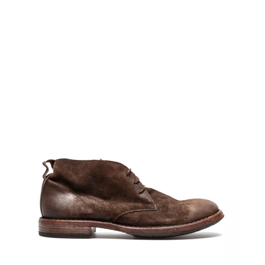 Match Tog æggelederne Men's Shoes Ankle Boots MOMA 2BW006 Beat Coffee Leather Brown