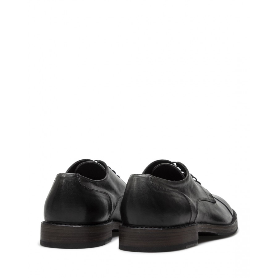 Men's Classic Shoes PANTANETTI 14971D Tudor Obscuro Leather Black