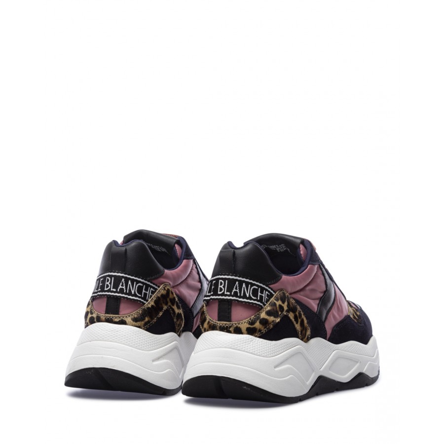 Zapatos Sneakers Mujeres VOILE BLANCHE Bea02 Navy Rose