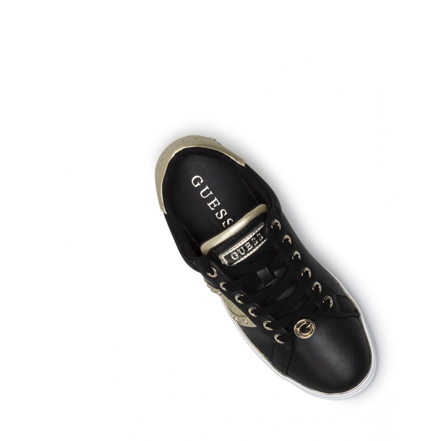 Women's Shoes Sneakers GUESS FL7BVLELE12 Black Gold