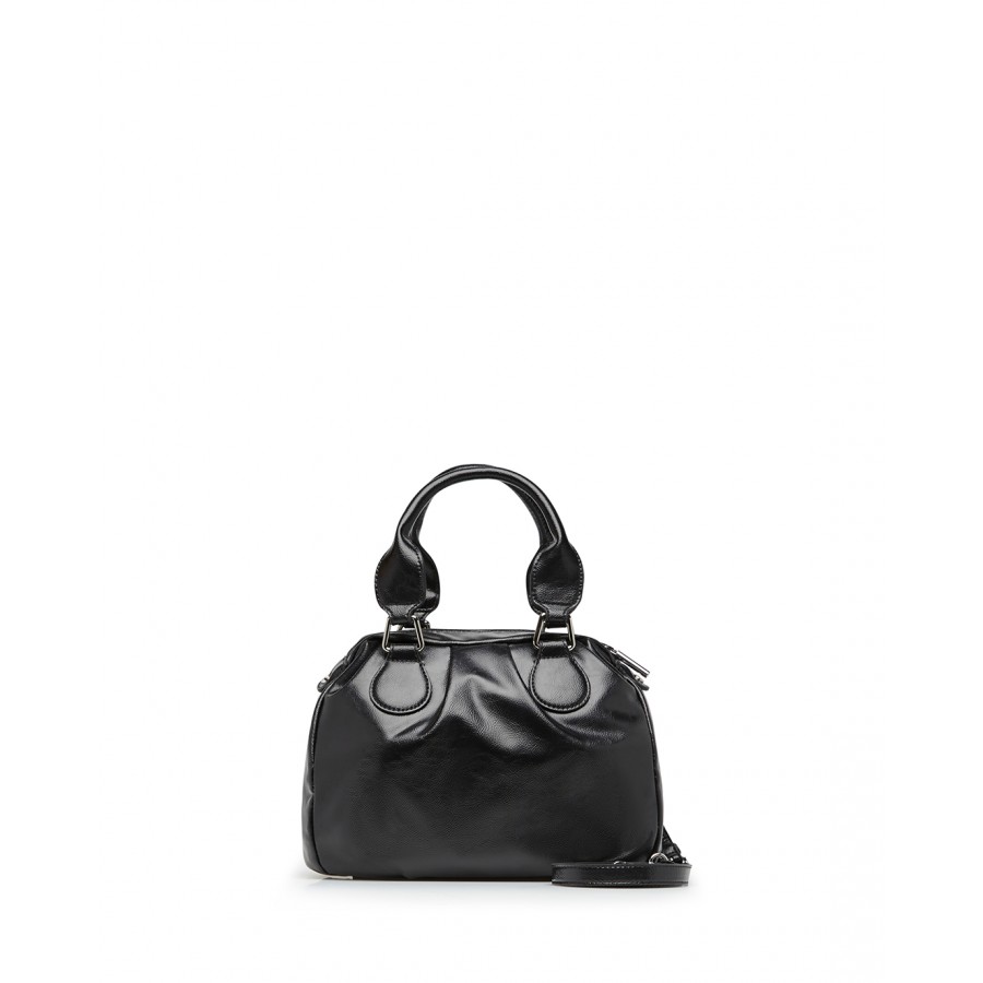 Women's Hand Shoulder Bag LIU JO Milano AF1163 E0004 Black Synthetic Leather