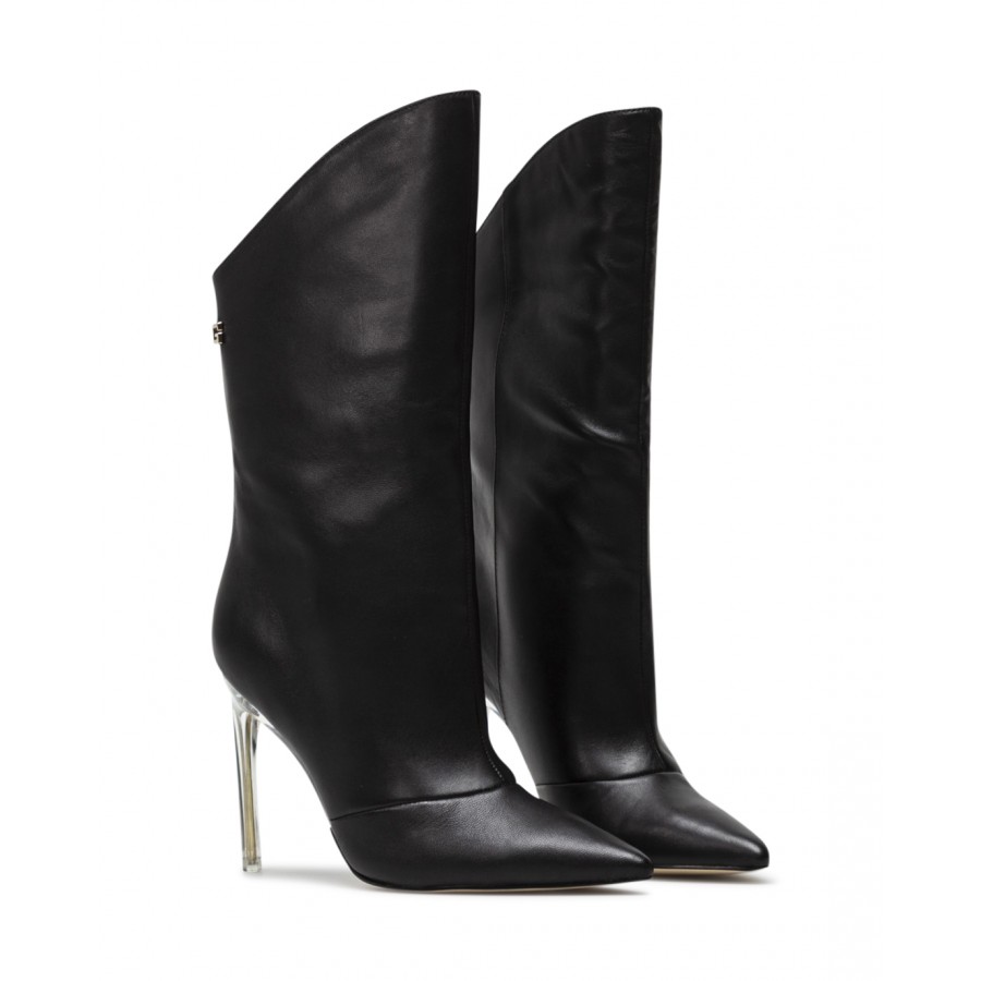Women's Boots GUESS FL7SWLLEA11 Black Leather