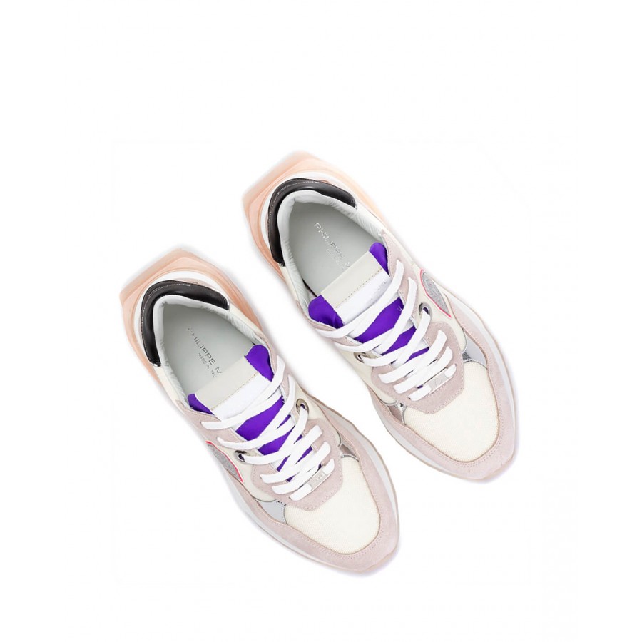 Women's Sneakers PHILIPPE MODEL La Rue Mondial Pop LRLD WP05 Beige Violet