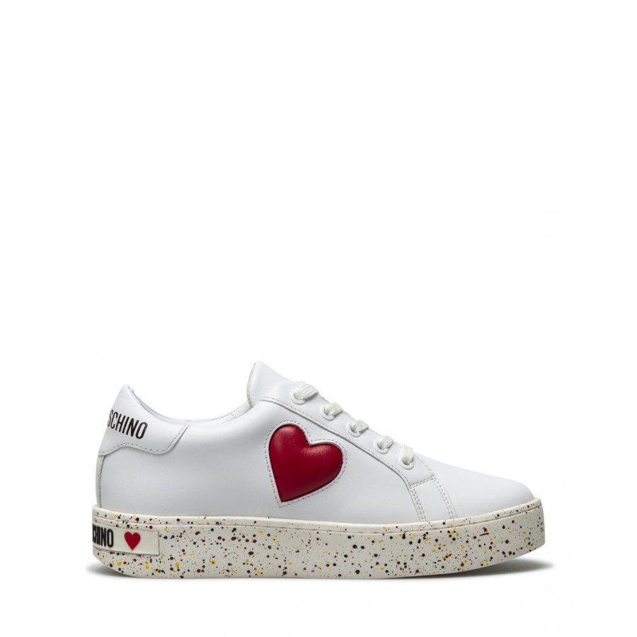 Women's Shoes Sneakers LOVE MOSCHINO JA15363 Leather White