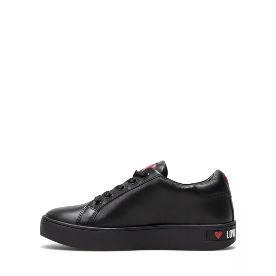 Women's Shoes Sneakers LOVE MOSCHINO JA15123 Leather Black