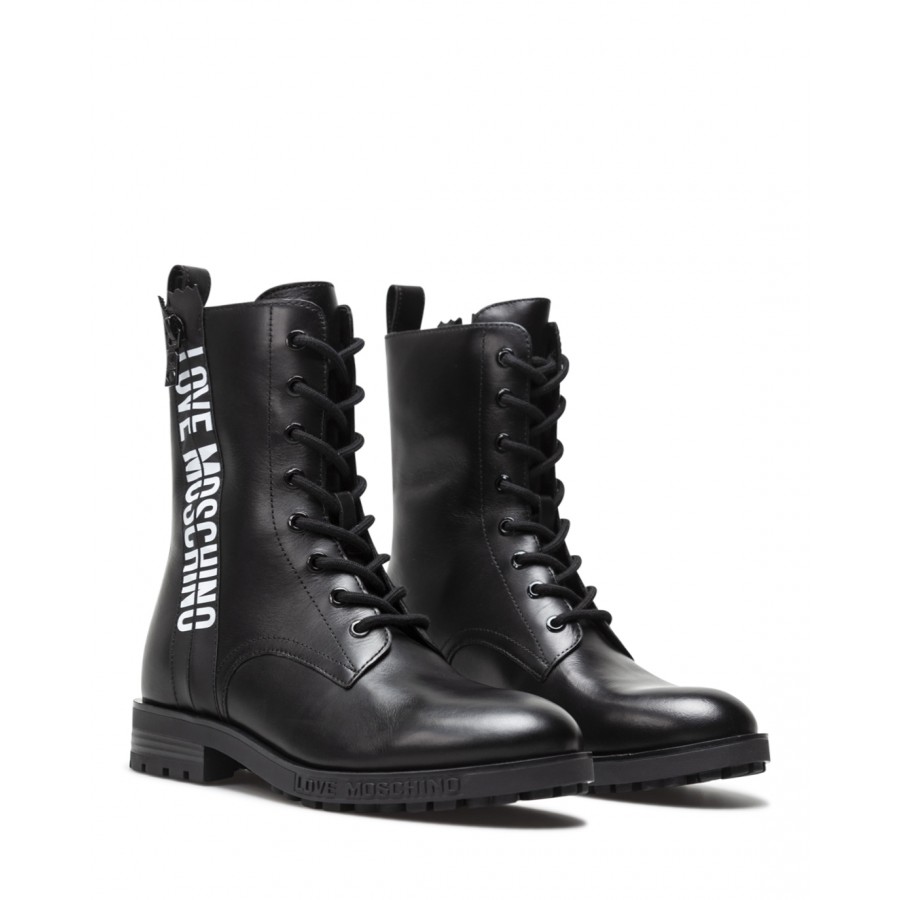 Women's Boots LOVE MOSCHINO JA24184 Leather Black