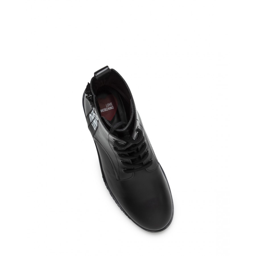 Women's Boots LOVE MOSCHINO JA24184 Leather Black