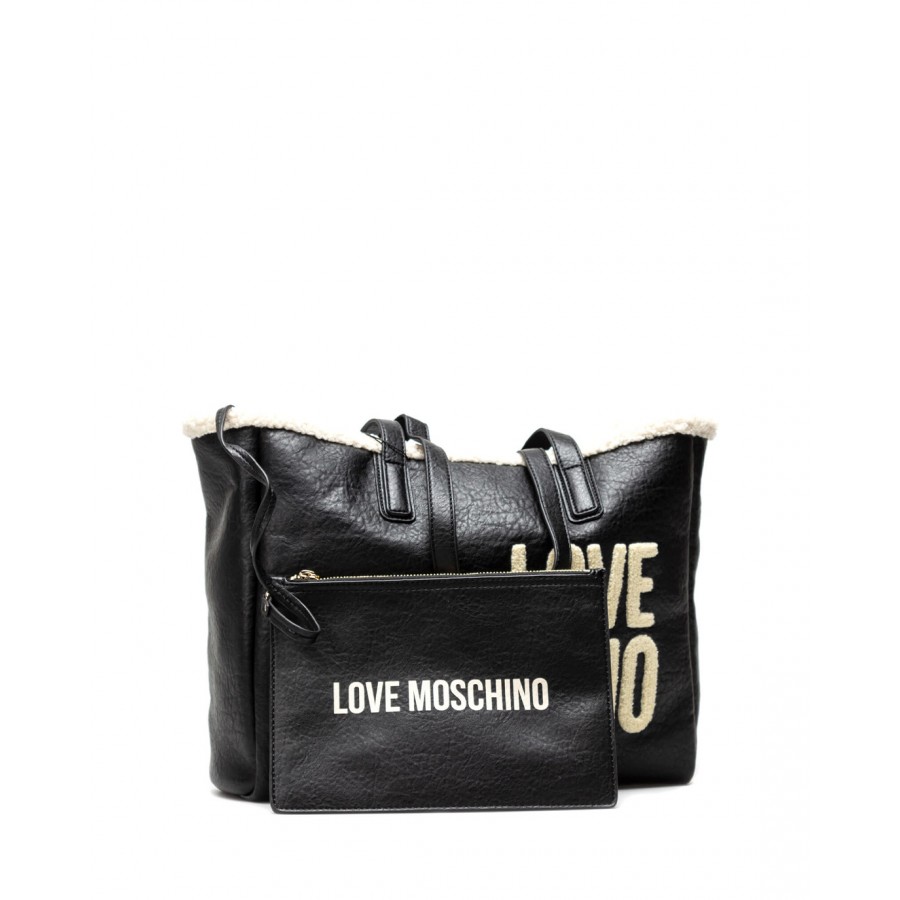 Women's Shoulder Bag LOVE MOSCHINO JC4285 Pu Nero Black