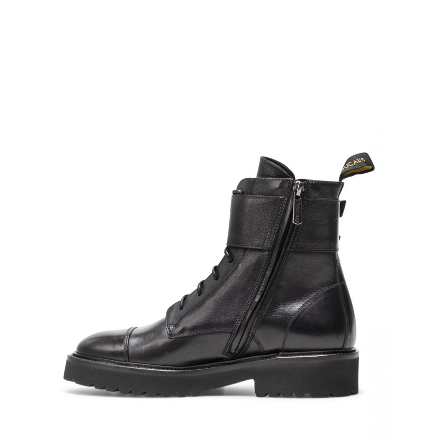 Women's Shoes Ankle Boots DOUCAL'S Triumph Nero Leather