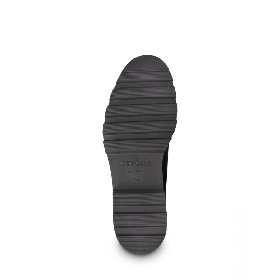 Men's Ankle Boots DOUCAL'S NN06 Triupmh Asfalto Leather Dark Grey