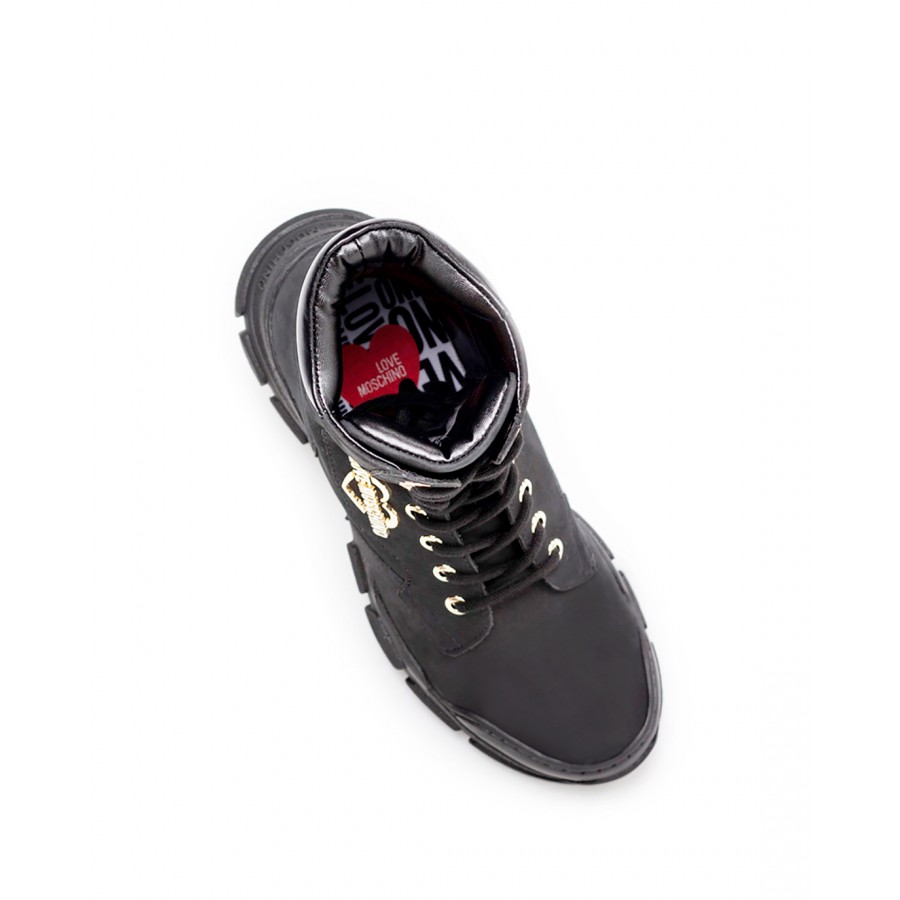 Women's Boots LOVE MOSCHINO JA15654 Nabuk Black