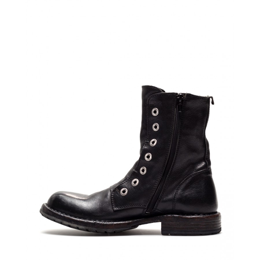 Women Boots MOMA 1CW005-CU Cusna Nero Leather Black