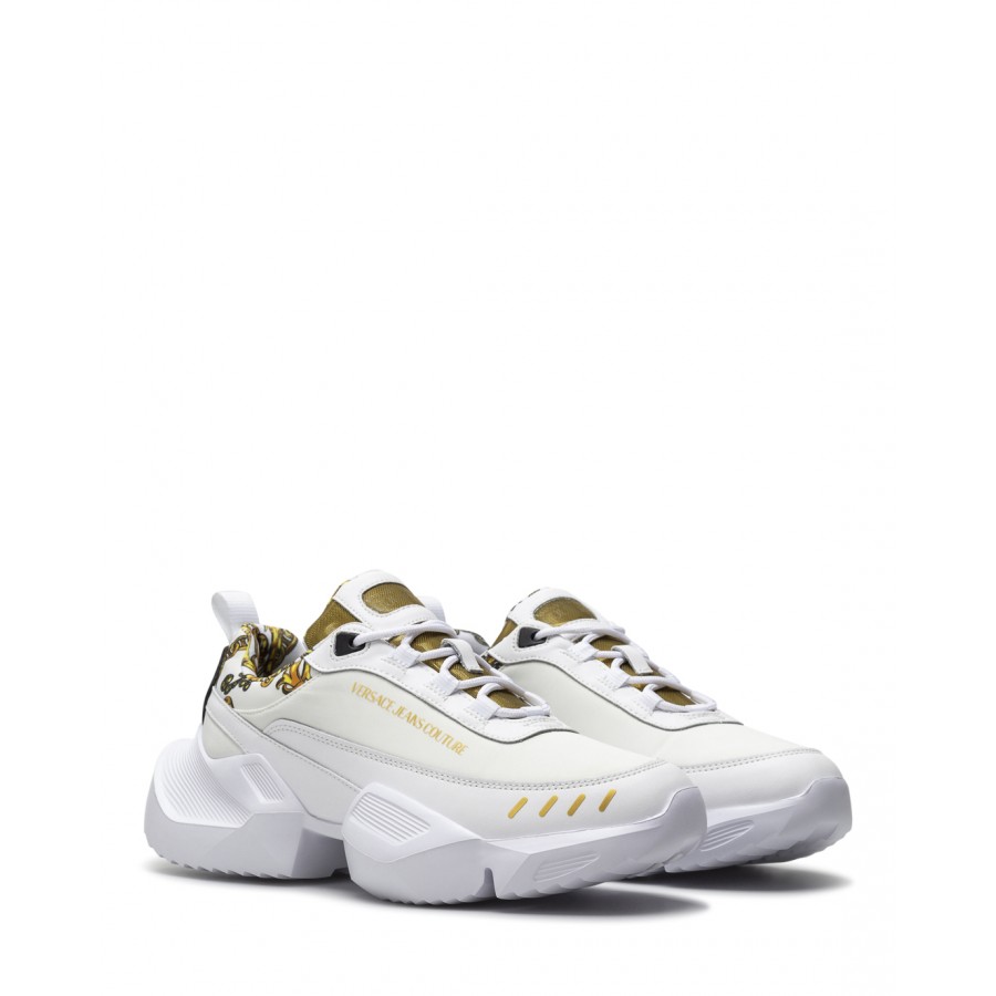 white and gold mens shoes