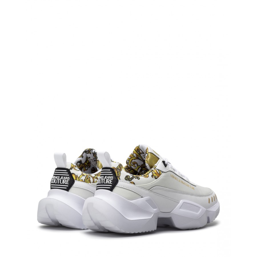 Men's Shoes Sneakers VERSACE JEANS Gravity White Gold