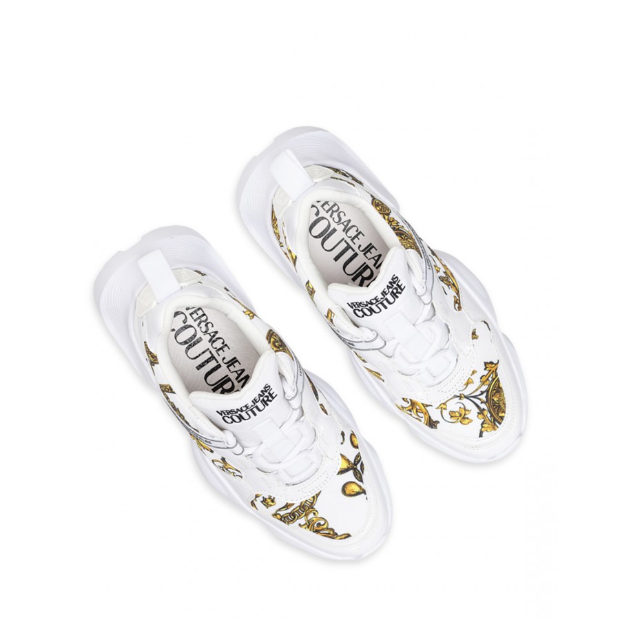 Scarpe Donna Sneakers VERSACE JEANS COUTURE Gravity Baroque Bianche