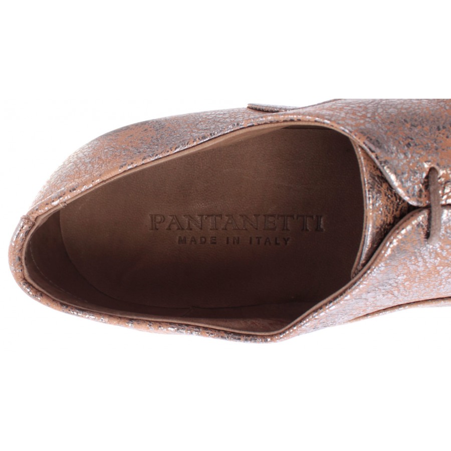 Damen Klassische Schuhe PANTANETTI 13152D Marmor Fucile Beig Leder