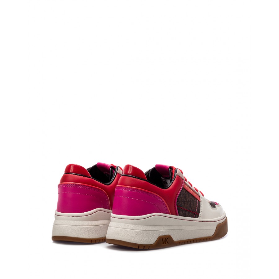 Scarpe Donna Sneakers MICHAEL KORS Lexi 43R2LXFS1 Marrone Multicolor Fuxia