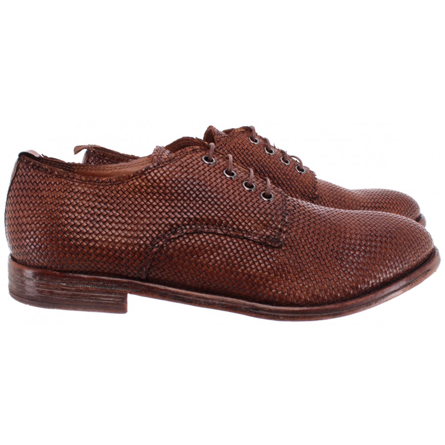 Chaussures Classiques Hommes MOMA 2AS032-IN Micro 2 Cuir Marron
