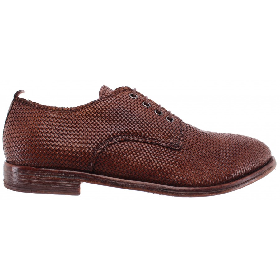 Chaussures Classiques Hommes MOMA 2AS032-IN Micro 2 Cuir Marron