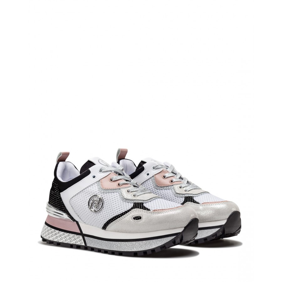 Scarpe Donna Sneakers LIU JO Milano Wonder 33 PX027 White Bianche