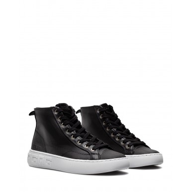 Scarpe Donna Sneakers GUESS FL5IVYLEA12 Black Pelle Nera