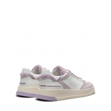 Scarpe Donna Sneakers GHOUD TWLW BS46 White Lilac Bianche