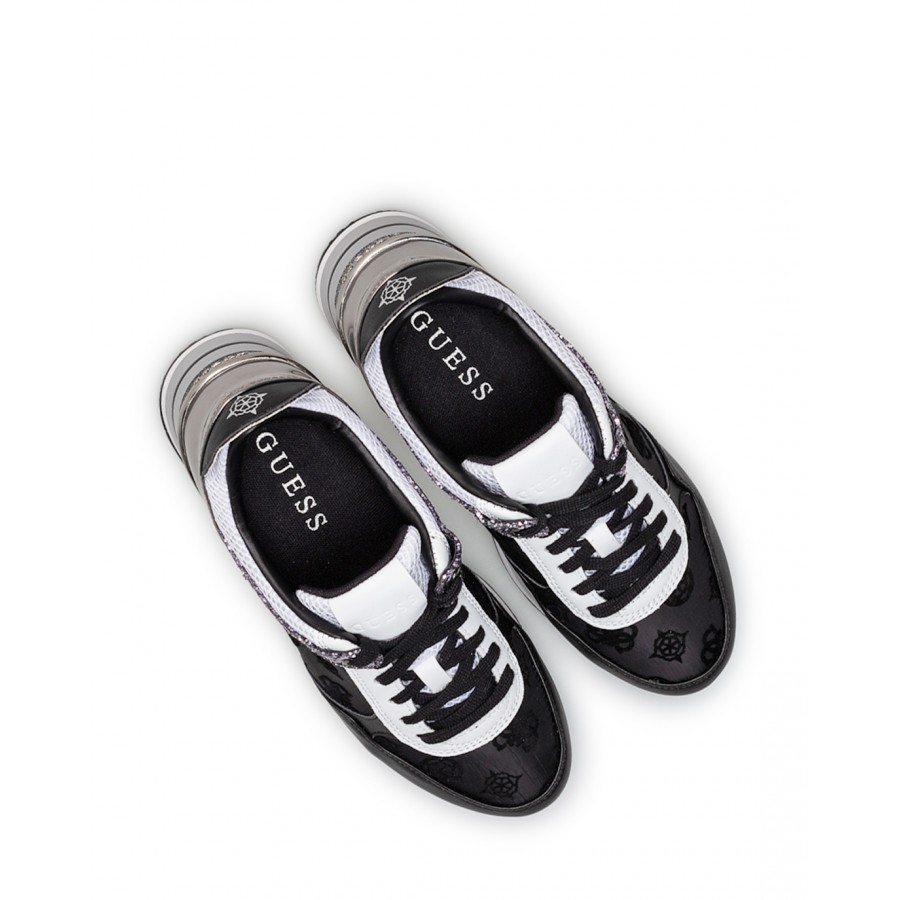 Scarpe Donna Sneakers GUESS FL5HIDFAM12 Black Nere