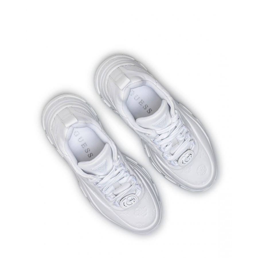 Scarpe Donna Sneakers GUESS FL5BRNFAL12 White Bianche