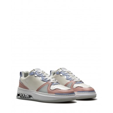 Scarpe Donna Sneakers KARL LAGERFELD KL62020 1PB Pink Blue Avorio