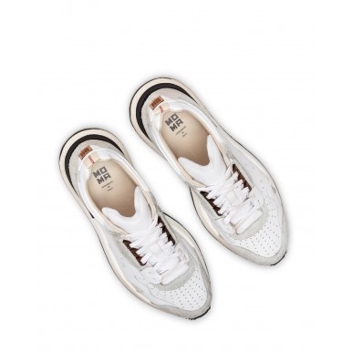 Scarpe Uomo Sneakers MOMA 4AS331 Ghiaccio Bianco Bianche