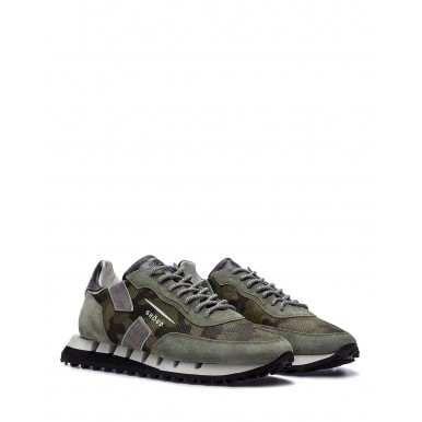 Scarpe Uomo Sneakers GHOUD RTLM MC18 Camou Military Green Camouflage