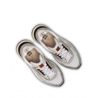 Scarpe Donna Sneakers MOMA 3AS346 Tiffany Ghiaccio Bianche