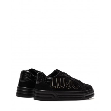 Scarpe Donna Sneakers LIU JO Milano Cleo 09 Black PX002 Nere