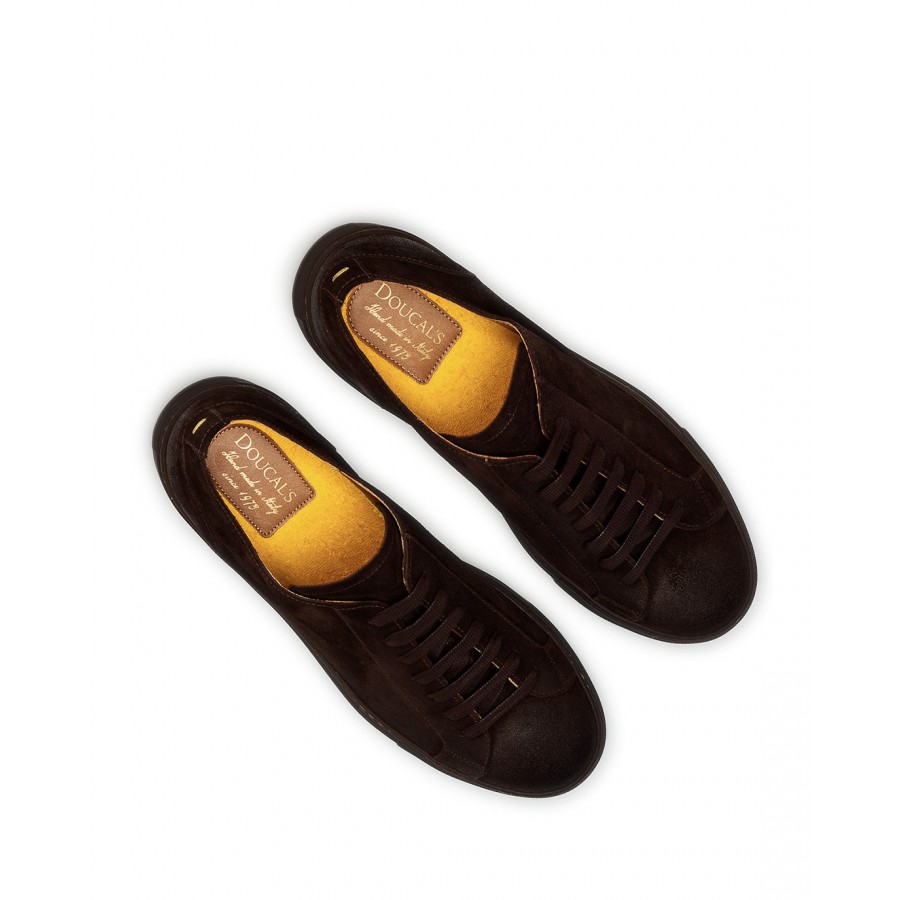 Scarpe Uomo Sneakers DOUCAL'S RM00 Oil TMoro Marrone