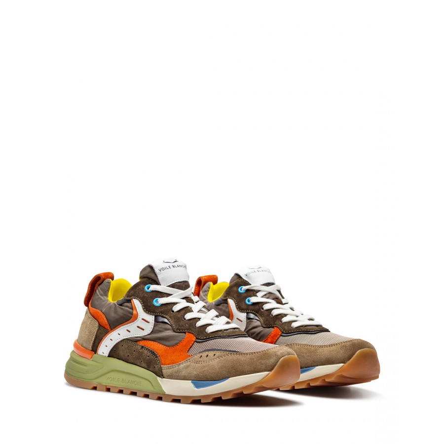 Scarpe Uomo Sneakers VOILE BLANCHE Bholt Tau Oran Army 2D87 Marrone