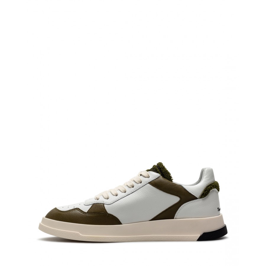 Scarpe Uomo Sneakers GHOUD TWLM BS27 White Olive Bianche
