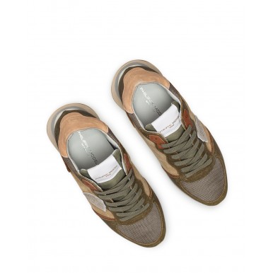 Scarpe Donna Sneakers PHILIPPE MODEL Paris TZLD DX09 Vert Beige