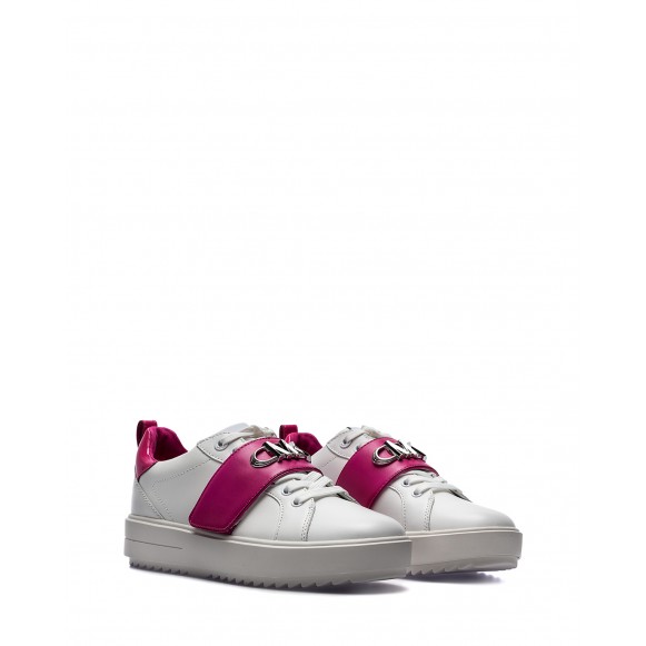 Women\'s Shoes Sneakers MICHAEL KORS Emmett 43R3EMFS4L Cerise Multi White