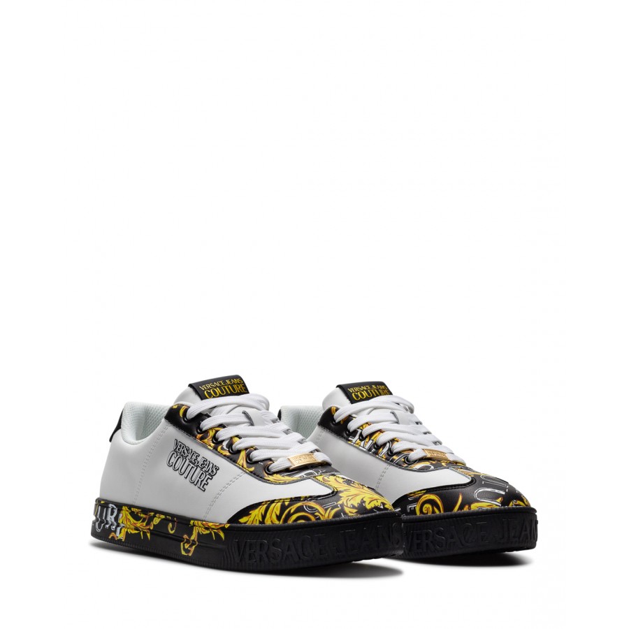 Men's Shoes Sneakers VERSACE JEANS COUTURE 74YA3SK6 ZP263 MD7 White