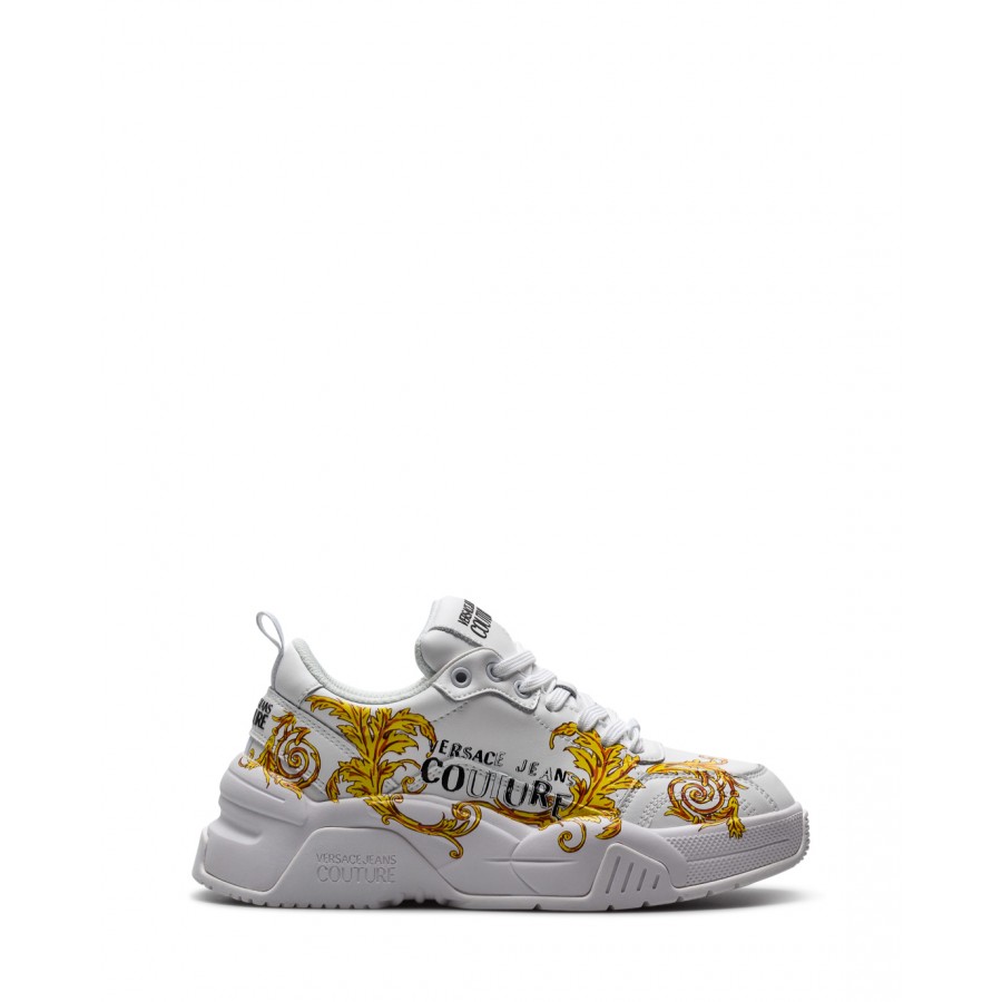 Versace Jeans Sneakers couture Women 73VA3SF4ZP013G03 Leather White 195,5€