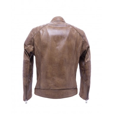 Men's Jackets BELSTAFF Weybridge 71020874 Burnished Gold Leather Brown