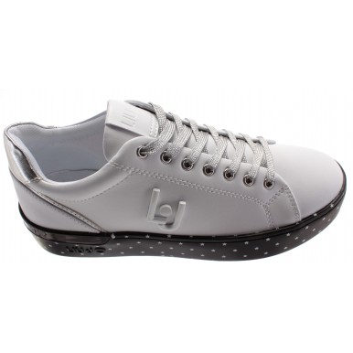 Sneakers Femmes LIU JO Milano Silvia 01 Synthétique Blanc Argent