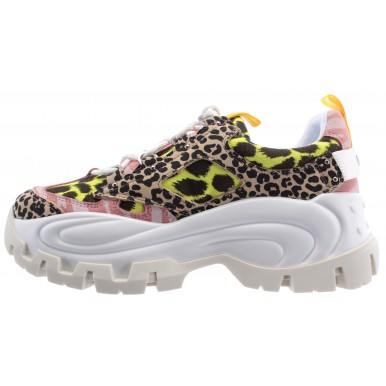 Sneakers Femmes LIU JO Milano Wave 01 Black Yellow Synthétique Jaune
